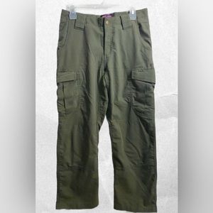 Womens Tru Spec Military Green Cargo Pants